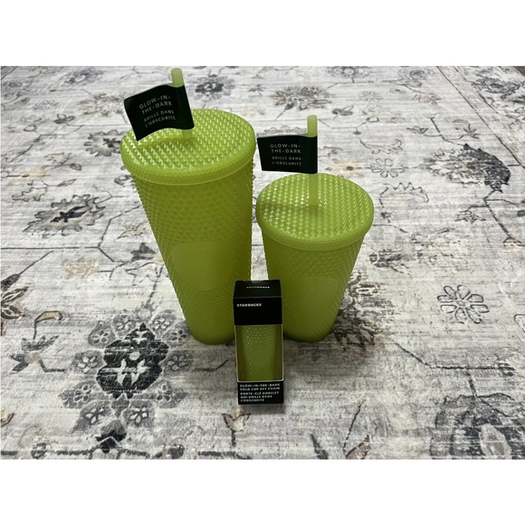 NEW Starbucks Studded Glow In the Dark Halloween Tumbler Set 2022 Venti & Grande - Picture 7 of 10